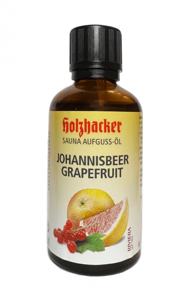 Holzhacker Sauna Aufguss-Öl Johannisbeer Grapefruit 60 ml